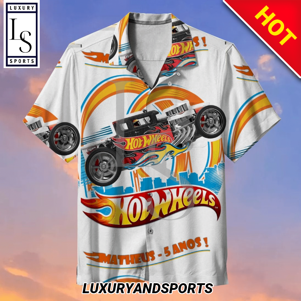 Hot Wheels Hawaiian Shirt