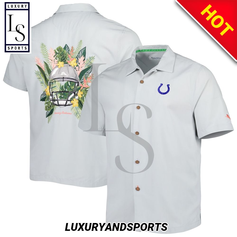 Indianapolis Colts Print Swordfish Hawaiian Shirt