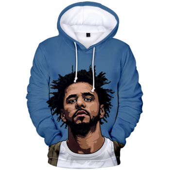 J COLE AMERICAN RAPPER 3D HOODIE