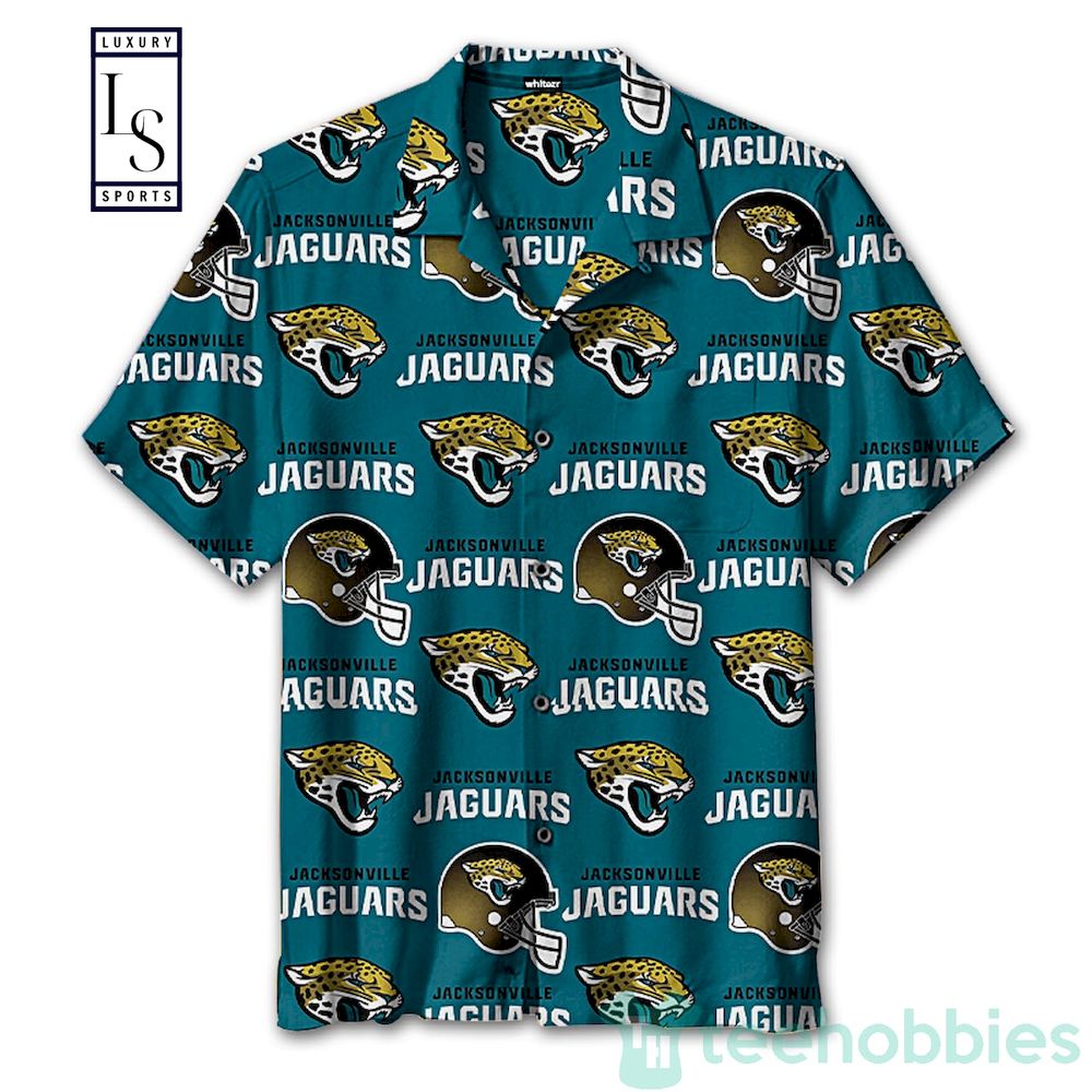 Jacksonville Jaguar Helmet Hawaiian Shirt