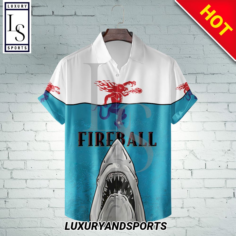 Jaws Fireball Hawaiian Shirt