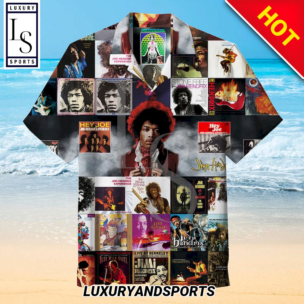Jimi Hendrix Hawaiian Shirt