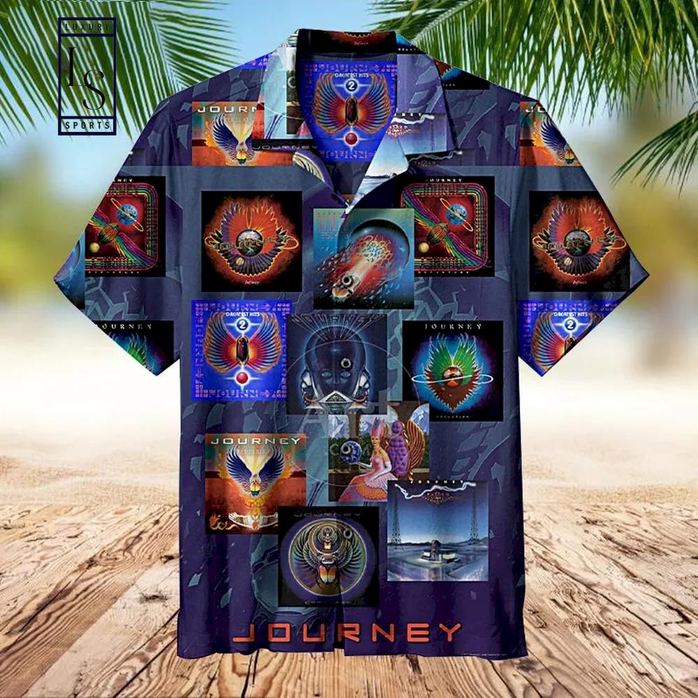 Journey Album Collage Hawaiian Shirt 3D