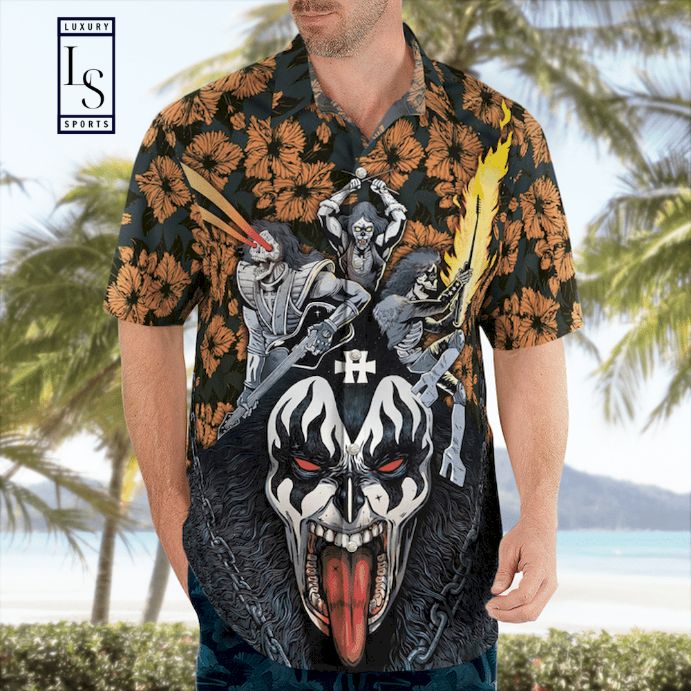 KISS Heavy Mental Hawaiian Shirt