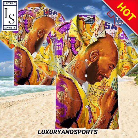 Kobe Bryant USA Basketball Hawaiian Shirt