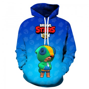 LEON LEGENDARY BRAWLER BRAWL STARS 3D HOODIE