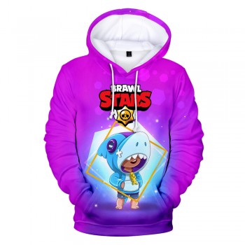 LEON LEGENDARY SKIN BRAWLER BRAWL STARS 3D HOODIE