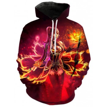 LINA DOTA 2 HERO 3D HOODIE