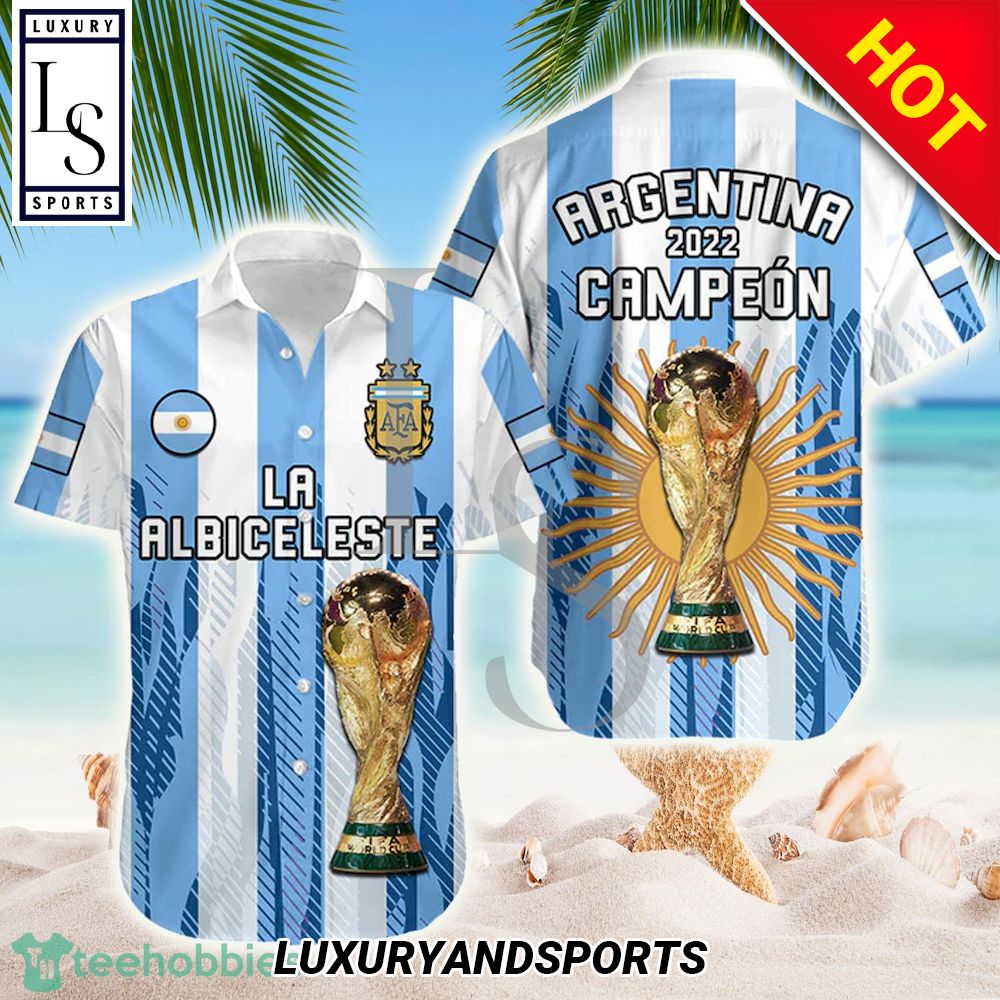 La Albiceleste Campeón Hawaii Shirt