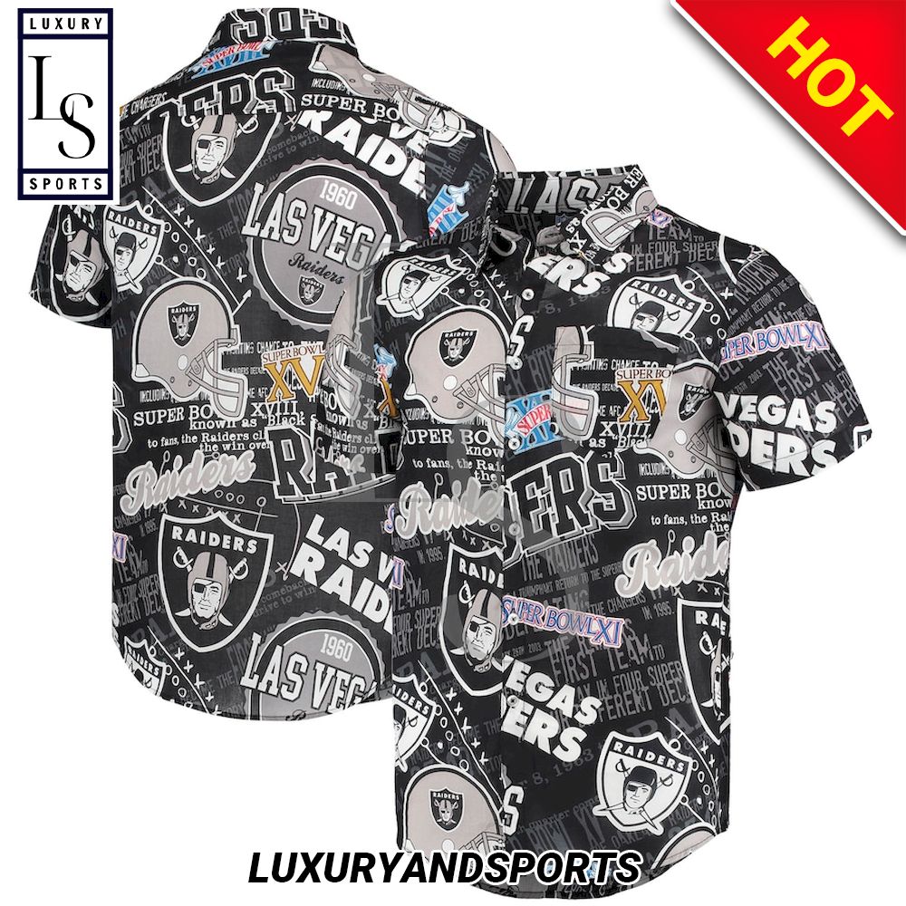 Las Vegas Raiders Super Bowl Hawaiian Shirt
