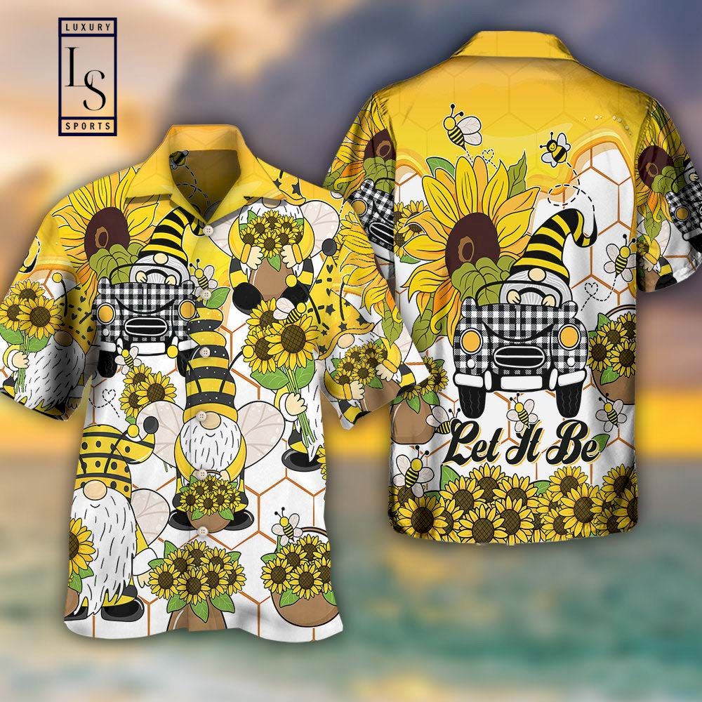 Let It Be Gnome Hawaiian Shirt