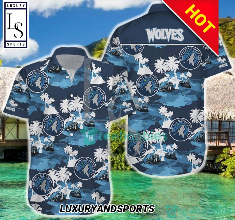 Minnesota Timberwolves Aloha Hawaiian Shirt And Short