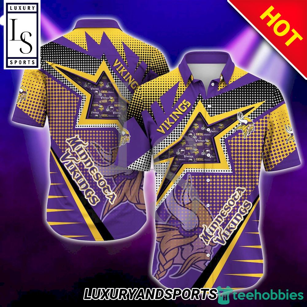 Minnesota Vikings Superstar Hawaiian Shirt