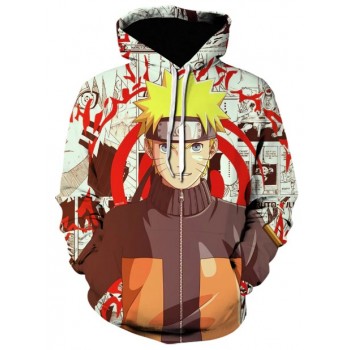 NARUTO MANGA ANIME 3D HOODIE