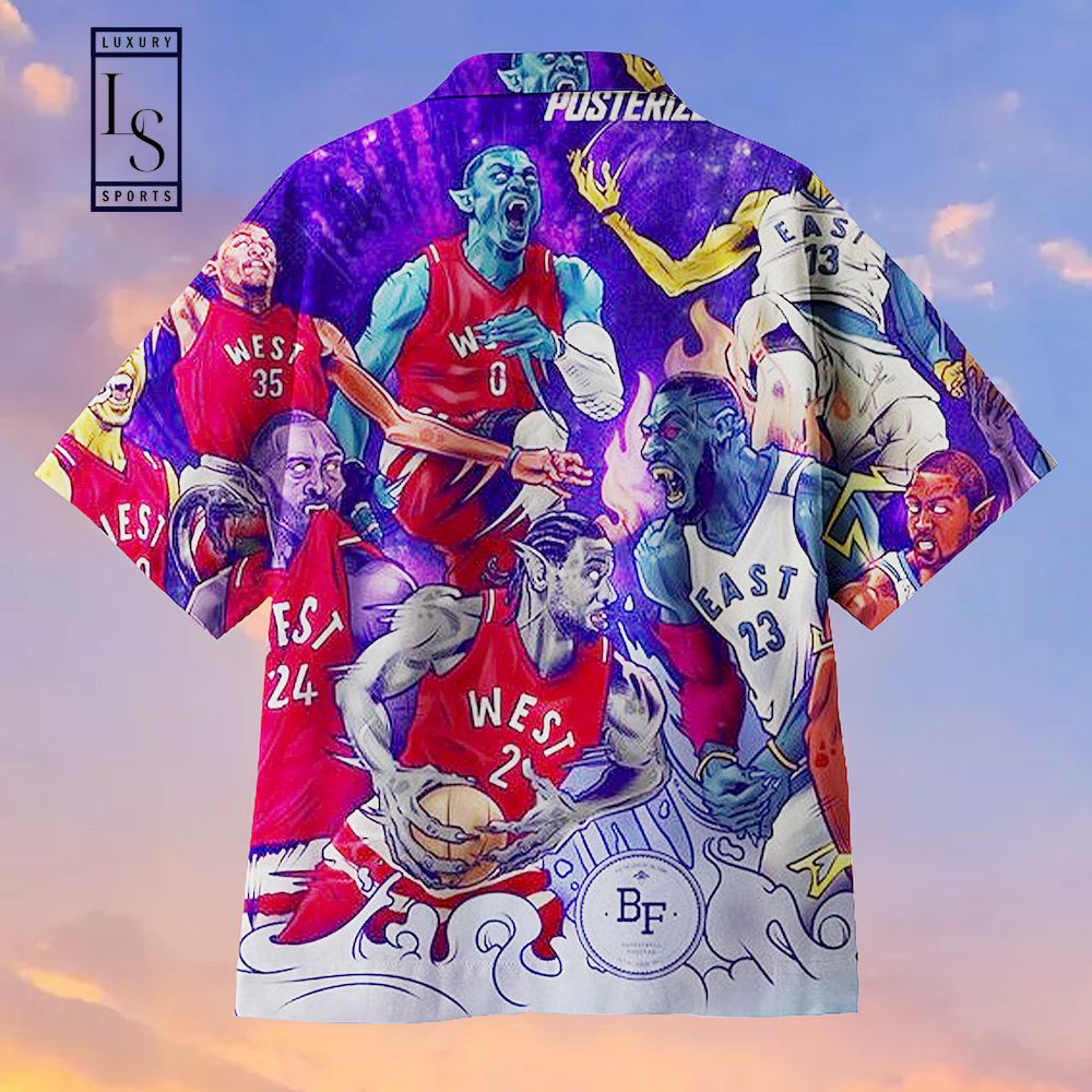 NBA All-Star MonStars Hawaiian Shirt