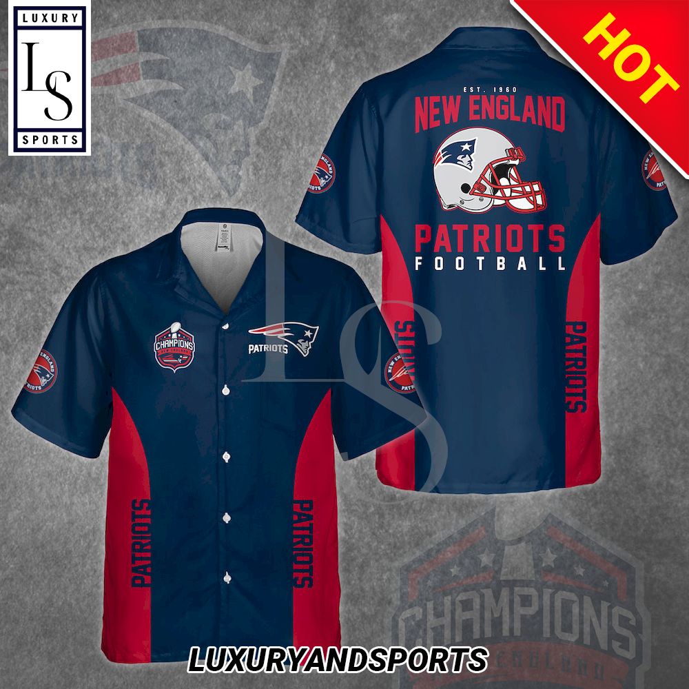 New England Patriots Football Champions Hawaiian Shirt