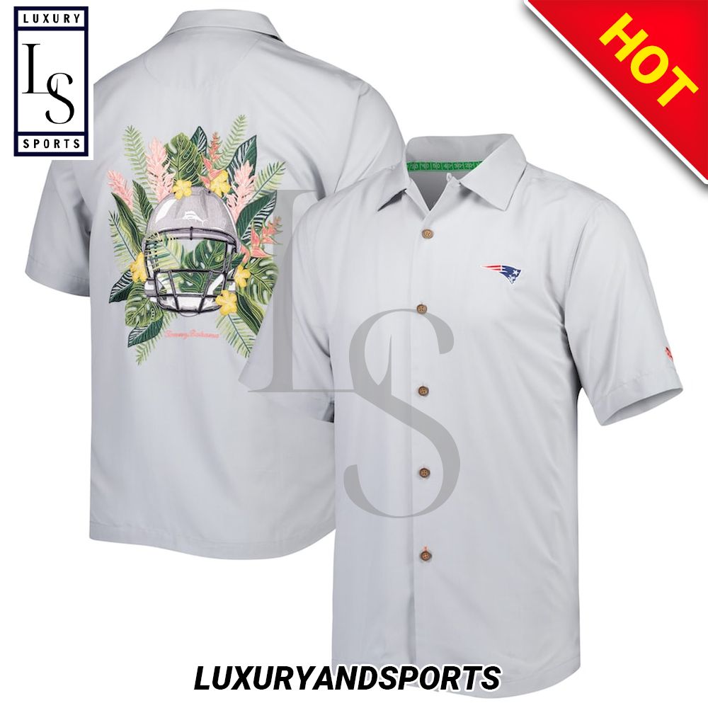 New England Patriots Print Swordfish Hawaiian Shirt