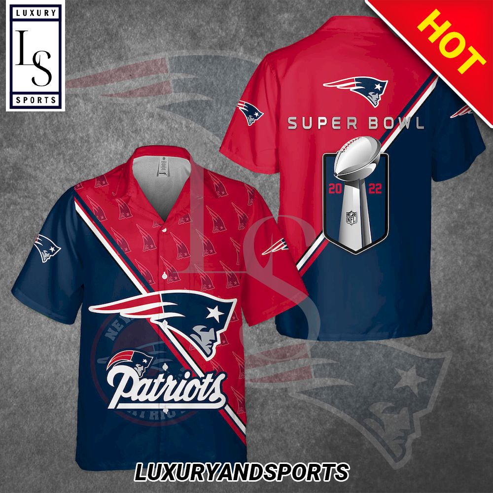 New England Patriots Super Bowl 3D Hawaiian Shirt