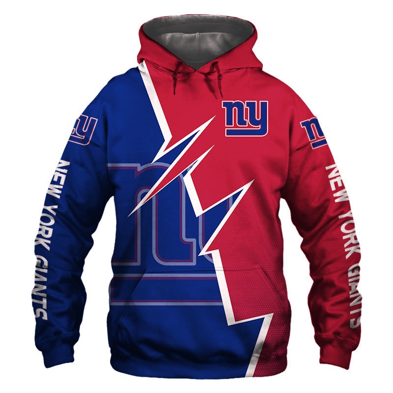 New York Giants Hoodie Zigzag graphic Sweatshirt gift for fans