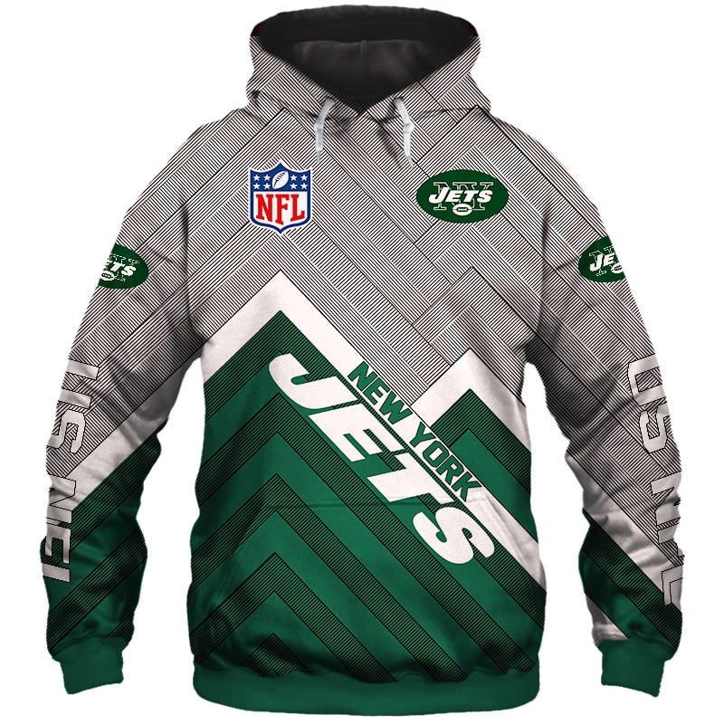 New York Jets Hoodie 3D cheap Long Sweatshirt Pullover size S-5XL