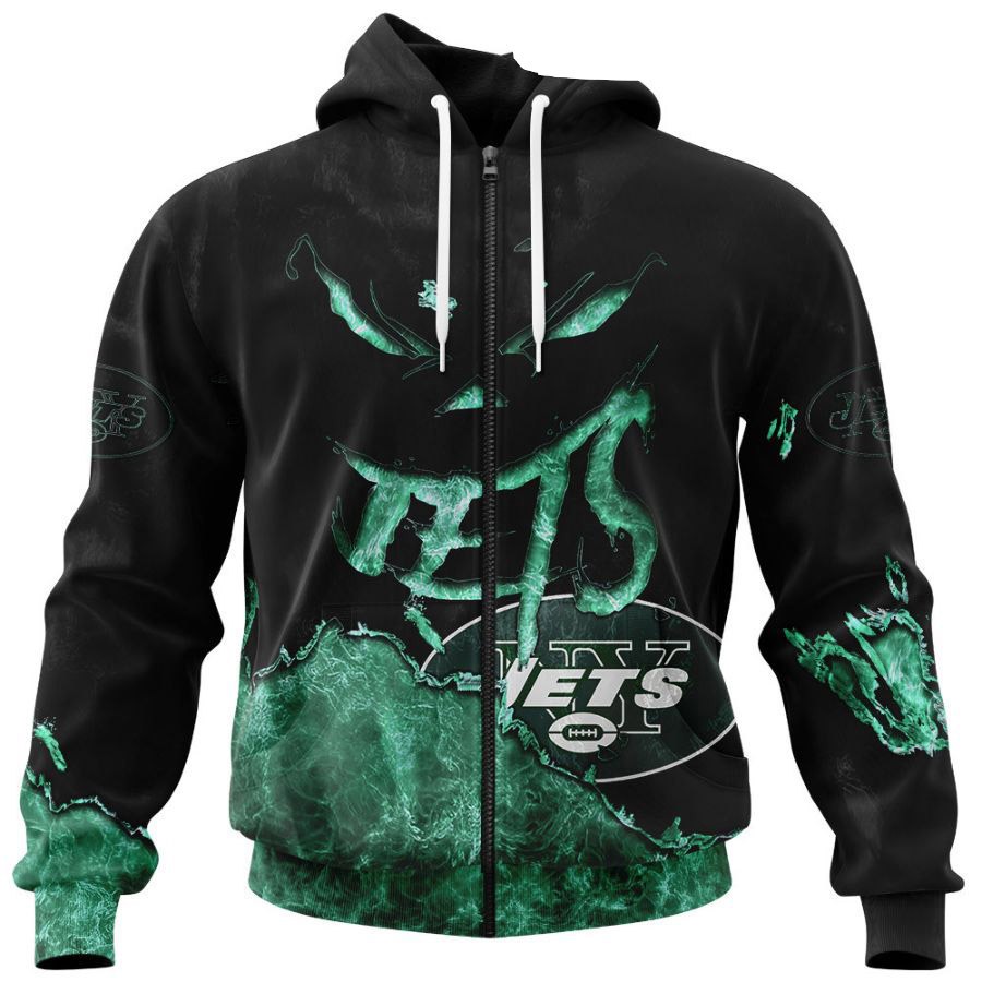 New York Jets Hoodie 3D devil eyes gift for fans