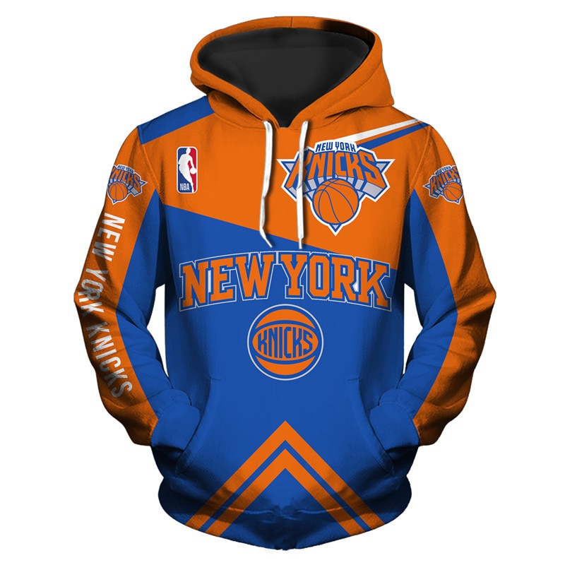 New York Knicks Hoodie 3D cheap basketball Sweatshirt for fans NBA