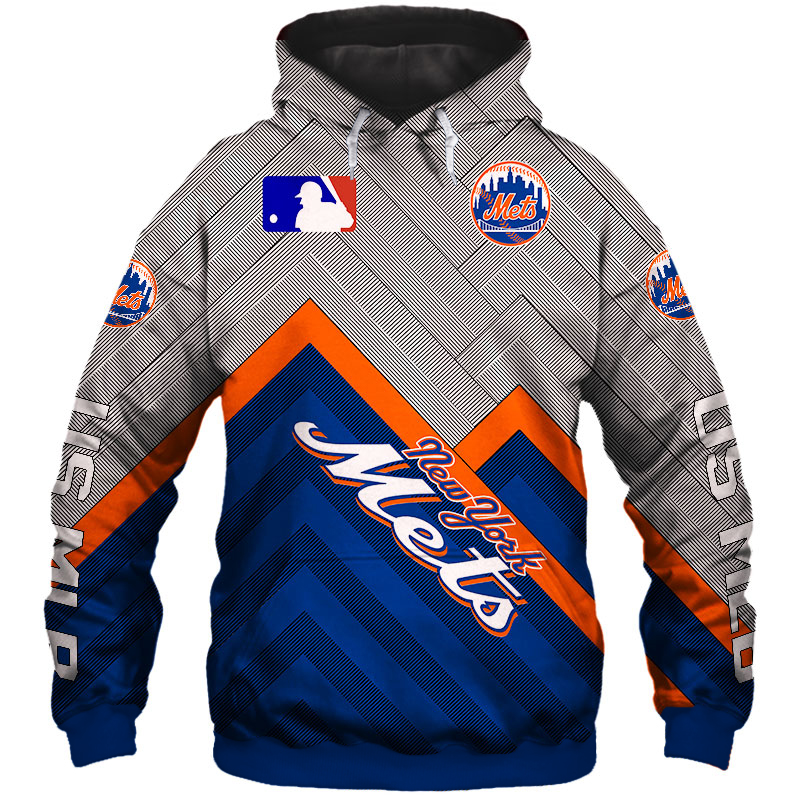 New York Mets hoodie Hoodie 3D cheap baseball Sweatshirt for fans