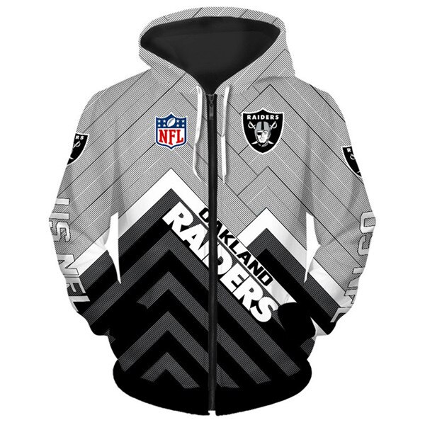 Oakland Raiders Hoodie 3D cheap Long Sweatshirt Pullover size S-5XL