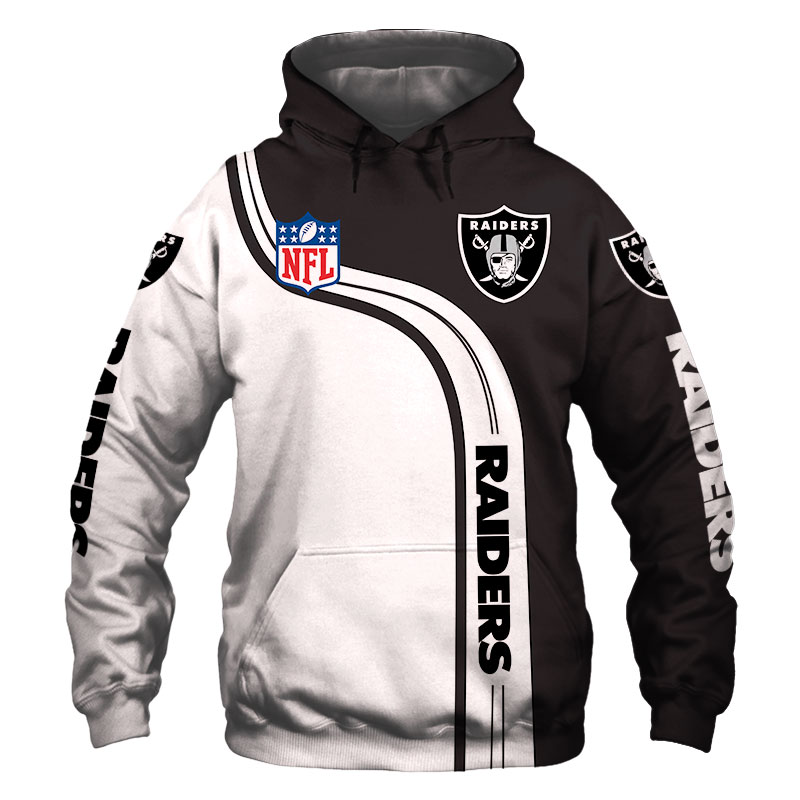 Oakland Raiders Hoodie 3D cute Sweatshirt Pullover gift for fans