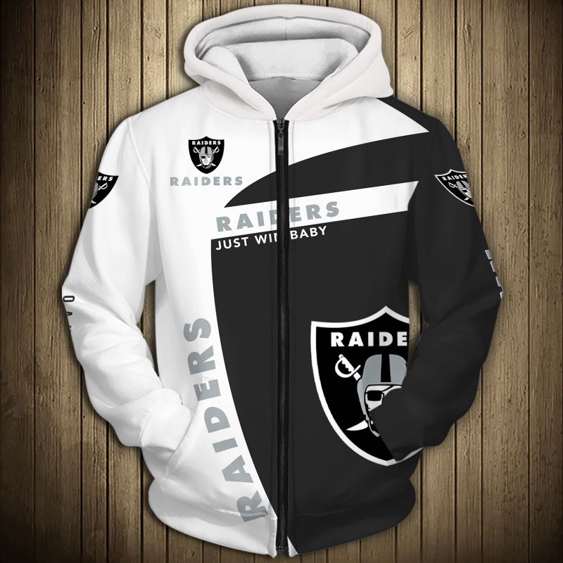 Oakland Raiders hoodie 3D cheap Sweatshirt Pullover gift for fans