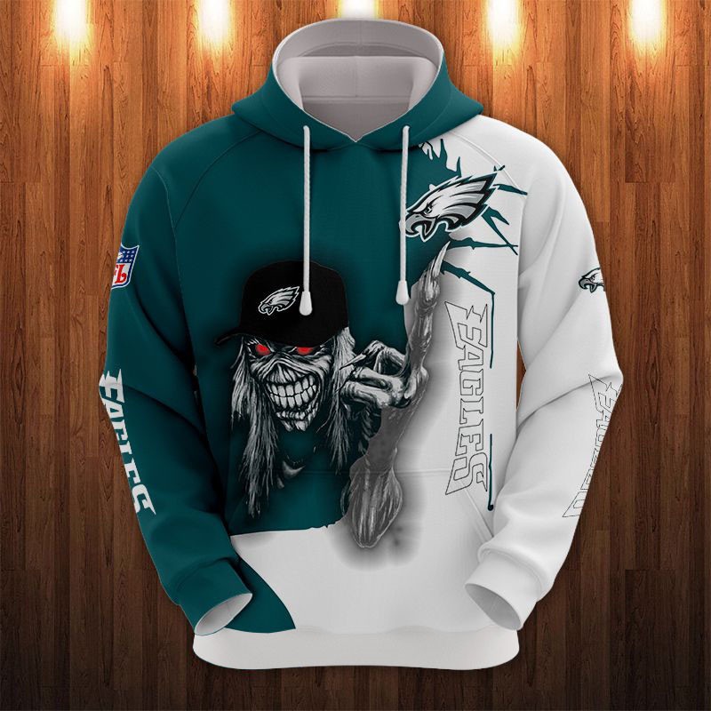 Philadelphia Eagles Hoodie ultra death graphic gift for Halloween