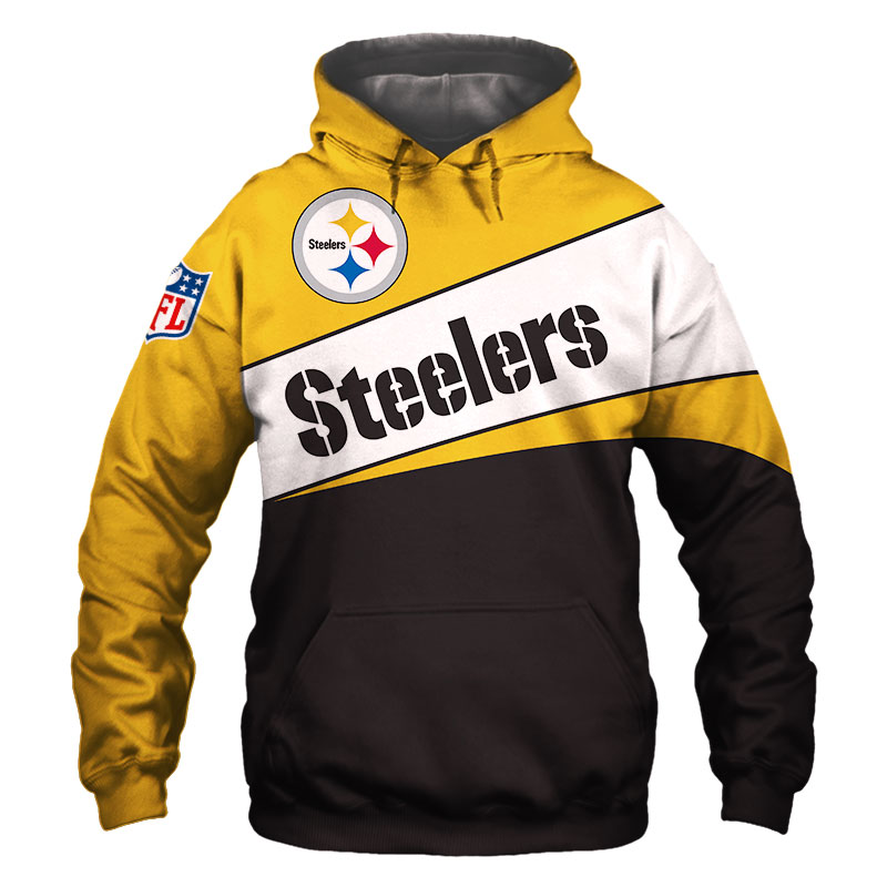 Pittsburgh Steelers Hoodie 3D Long Sleeve Pullover new season