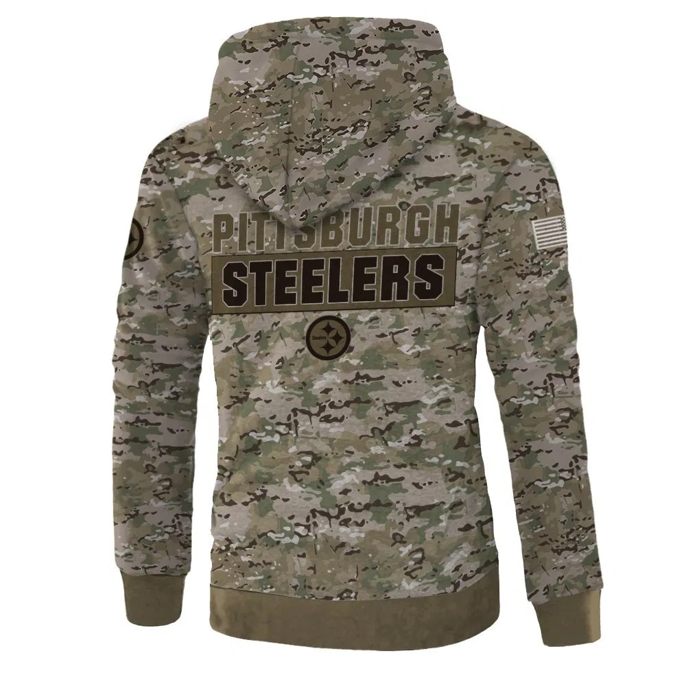 Pittsburgh Steelers Hoodie Army graphic Sweatshirt Pullover gift for fans