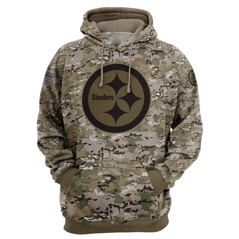 Pittsburgh Steelers Hoodie Army graphic Sweatshirt Pullover gift for fans