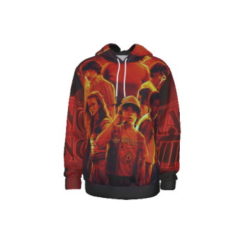 STRANGER THINGS SEASON 4 CAST 3D HOODIE