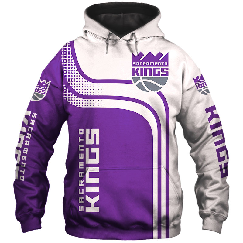 Sacramento Kings hoodie 3D cheap basketball Sweatshirt for fans