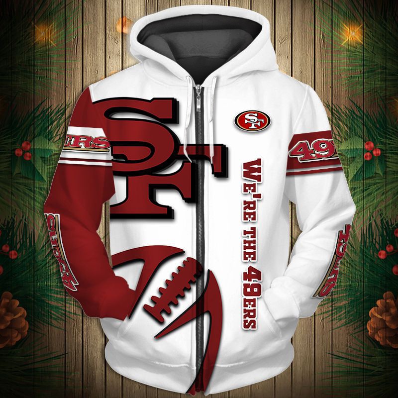San Francisco 49ers Hoodie 3D Graphic balls cheap Sweatshirt Pullover