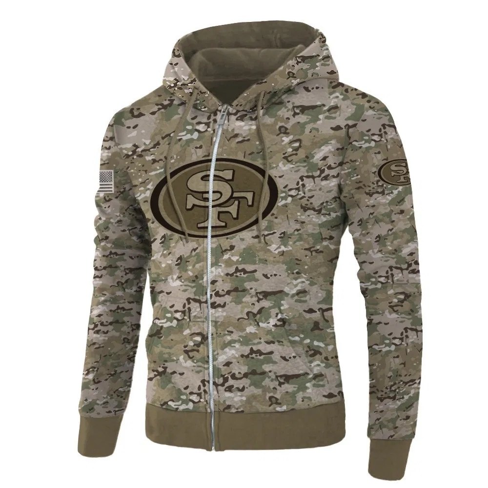 San Francisco 49ers Hoodie Army graphic Sweatshirt Pullover gift for fans