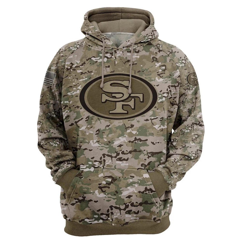 San Francisco 49ers Hoodie Army graphic Sweatshirt Pullover gift for fans