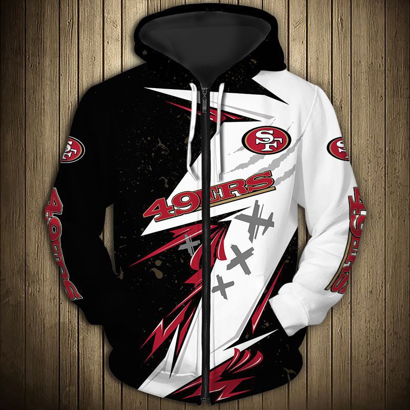 San Francisco 49ers Hoodie Thunder graphic gift for men