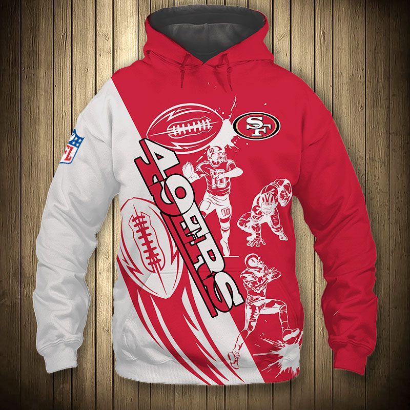 San Francisco 49ers hoodie 3D Cartoon player cute Sweatshirt