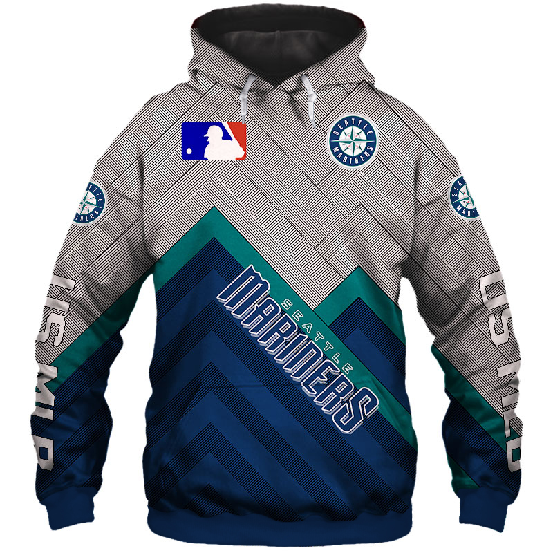 Seattle Mariners Hoodie 3D cheap baseball Sweatshirt for fans