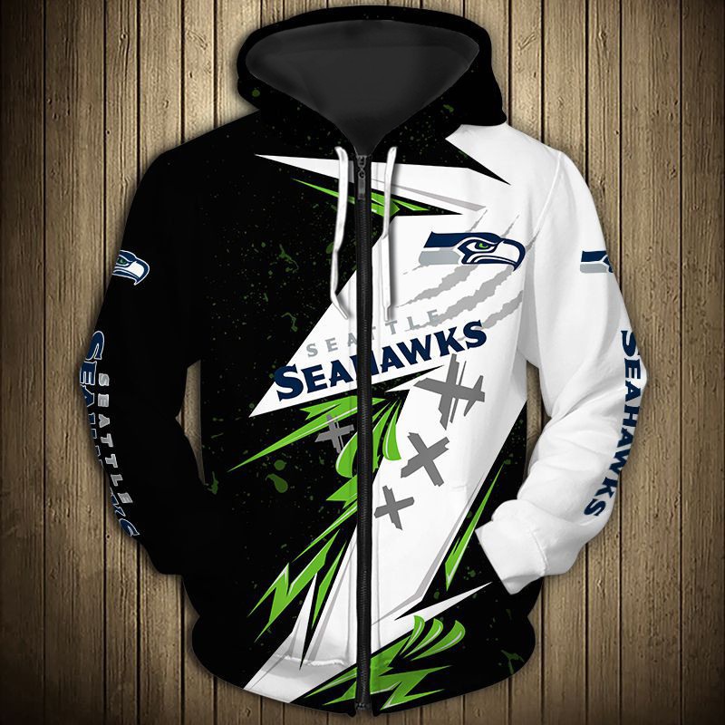 Seattle Seahawks Hoodie Thunder graphic gift for men