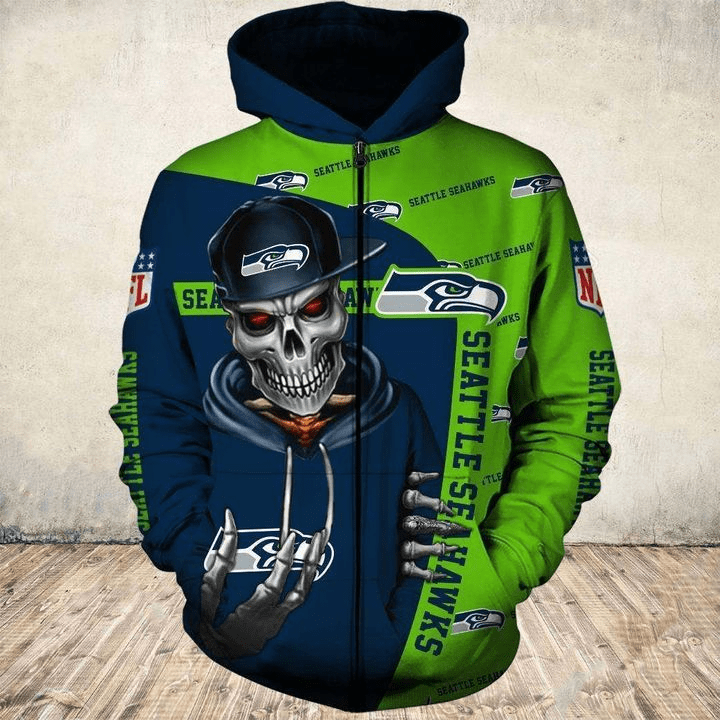 Seattle Seahawks Hoodies Cute Death gift for men