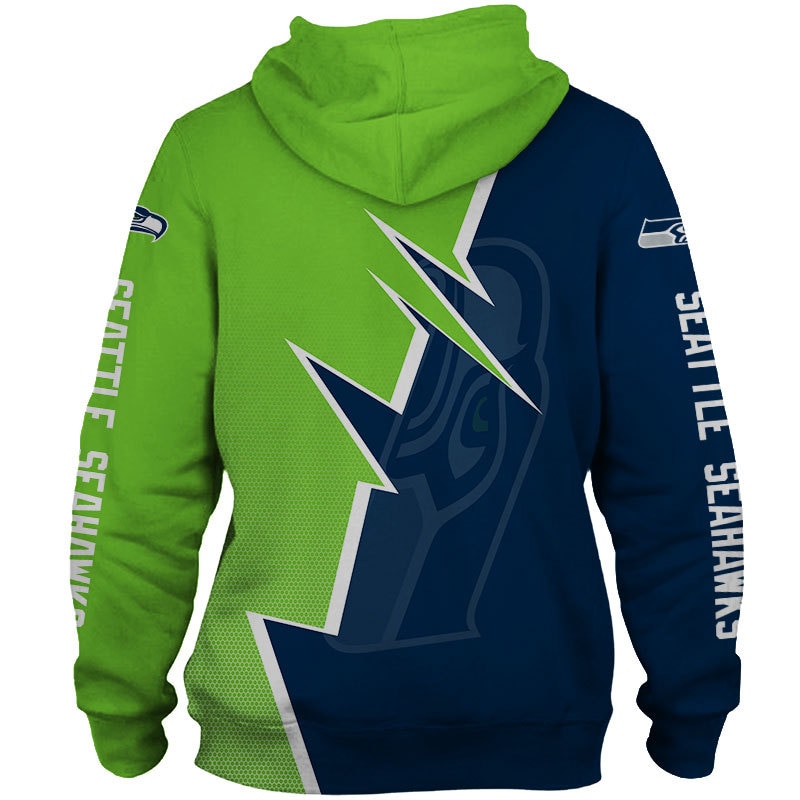 Seattle Seahawks hoodie Zigzag graphic Sweatshirt gift for fans