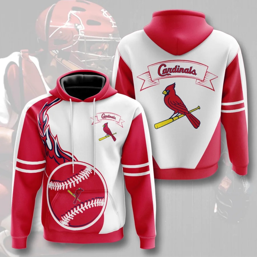 St. Louis Cardinals Hoodies Flame Balls graphic gift for men