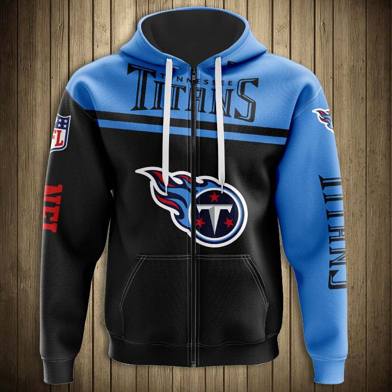 Tennessee Titans 3D Skull Zip Hoodie Pullover Sweatshirt for fans