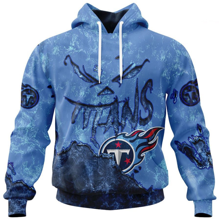 Tennessee Titans Hoodie 3D devil eyes gift for fans
