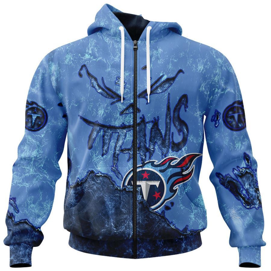 Tennessee Titans Hoodie 3D devil eyes gift for fans