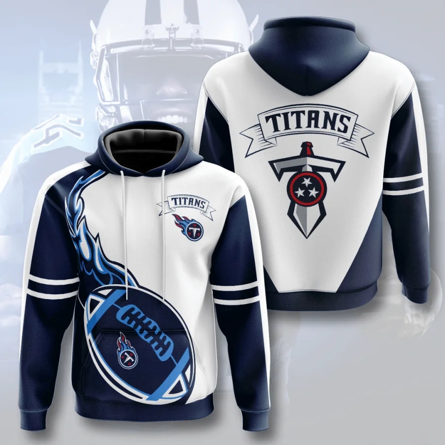 Tennessee Titans Hoodie Flame balls graphic gift for fans